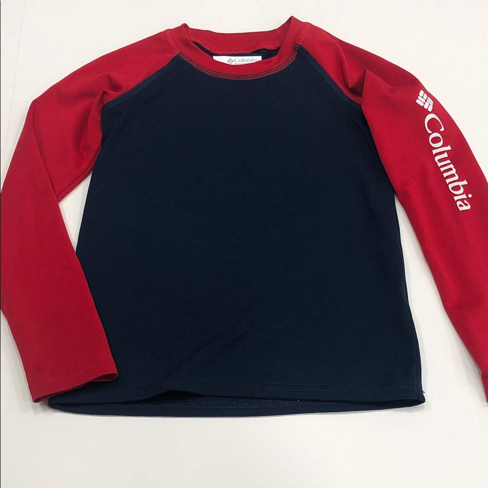 Columbia Kids Long Sleeve Raglan Tee (Size 4T / Approx. Age 3–4 Years)